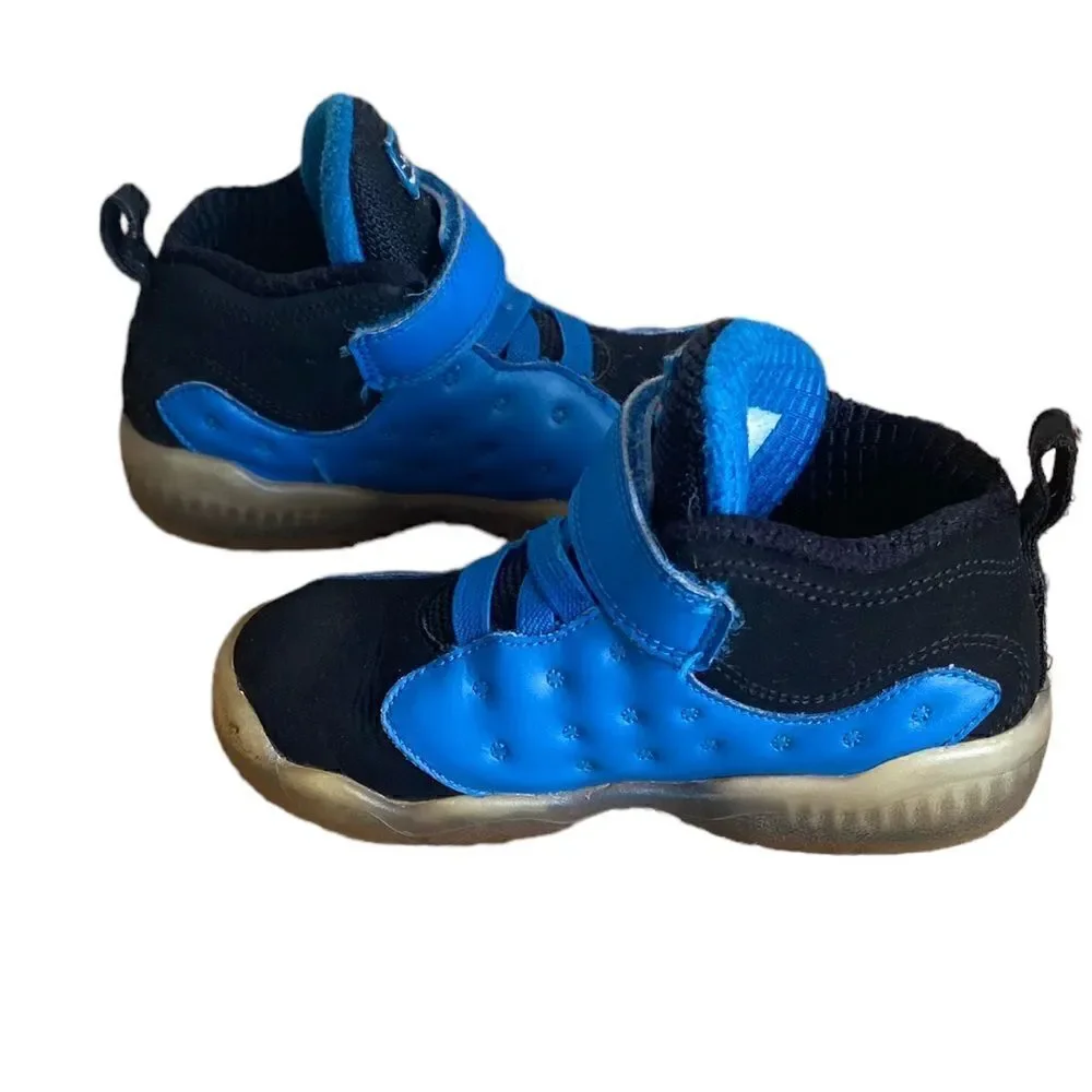 Nike Air Jordan Jumpman Team II Premium BT Baby Toddlers Shoes Blue Size 9C